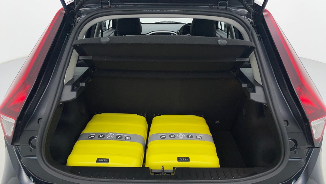 Boot Inside View with Luggage