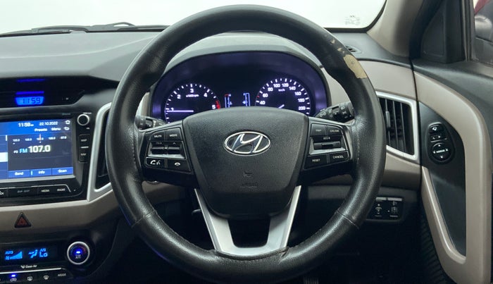 2018 Hyundai Creta 1.6 SX AT CRDI, Diesel, Automatic, 57,209 km, Steering Wheel Close Up