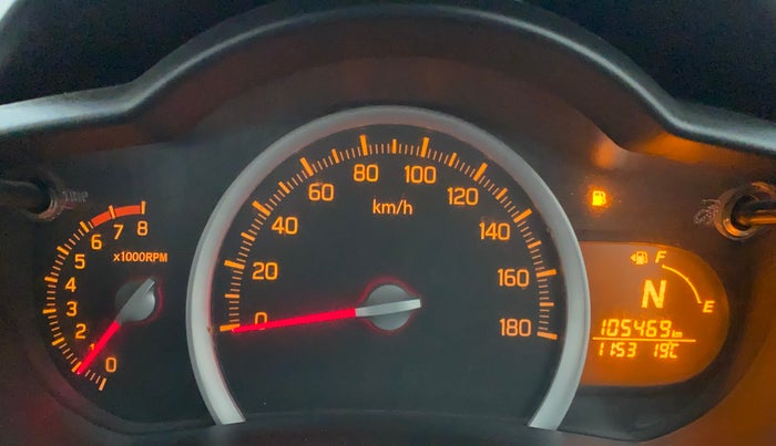 2016 Maruti Celerio ZXI AMT, Petrol, Automatic, 1,05,469 km, Odometer Image