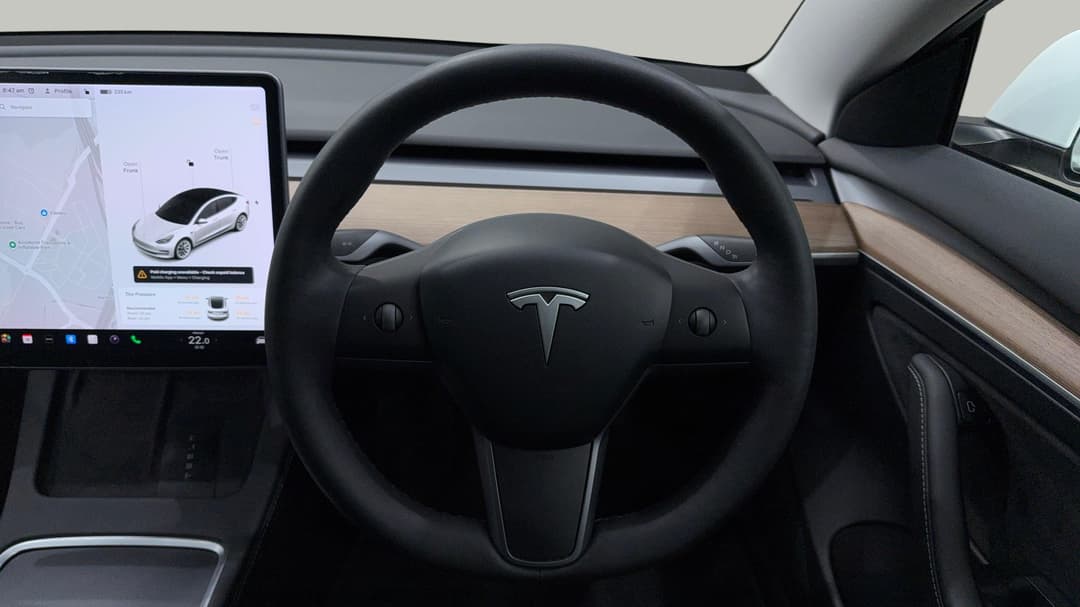 2021 Tesla Model 3 Long Range AWD, Automatic, 48744 km, Steering Wheel Close-up