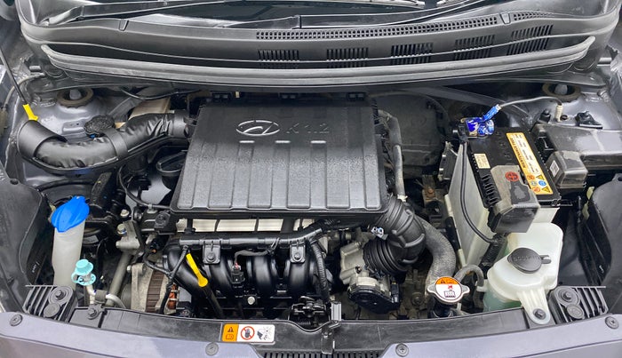 2017 Hyundai Grand i10 SPORTZ 1.2 KAPPA VTVT, Petrol, Manual, 9,253 km, Engine Bonet View