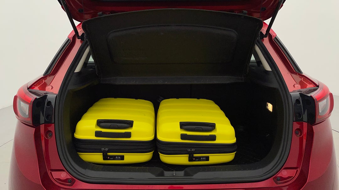 Boot Inside View with Luggage