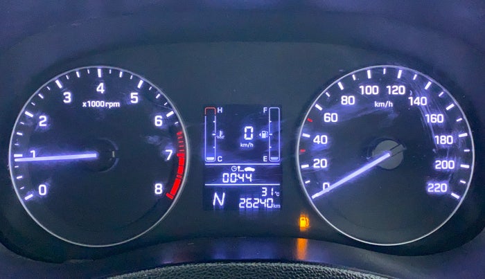 2019 Hyundai Creta 1.6 VTVT SX AUTO, Petrol, Automatic, 26,340 km, Odometer Image
