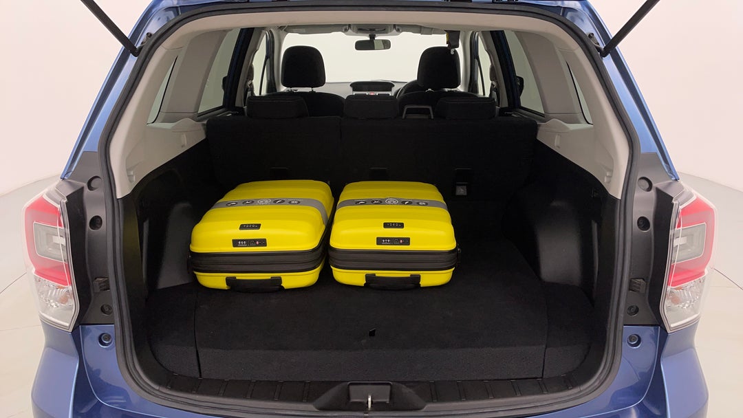 Boot Inside View with Luggage