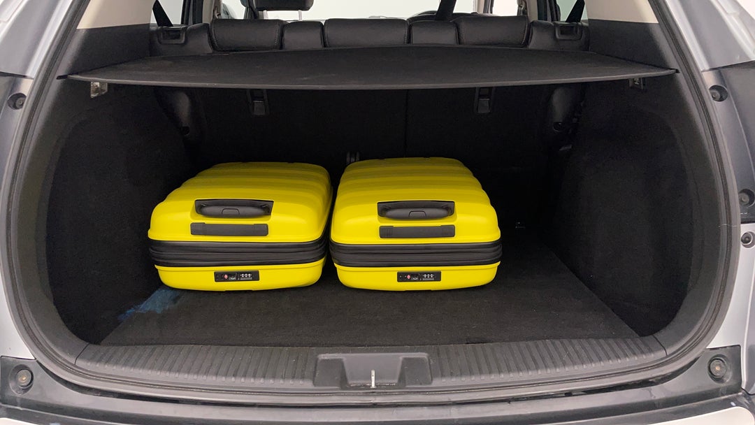 Boot Inside View with Luggage