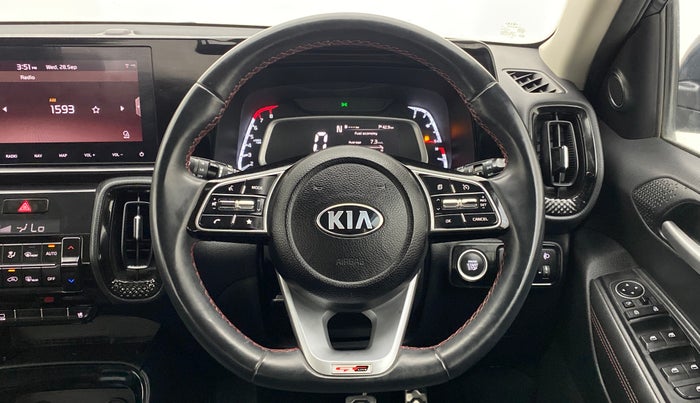 2020 KIA SONET GTX + 1.0 IMT, Petrol, Manual, 10,902 km, Steering Wheel Close Up