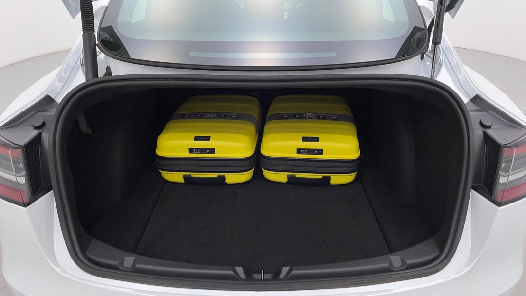 Boot Inside View with Luggage