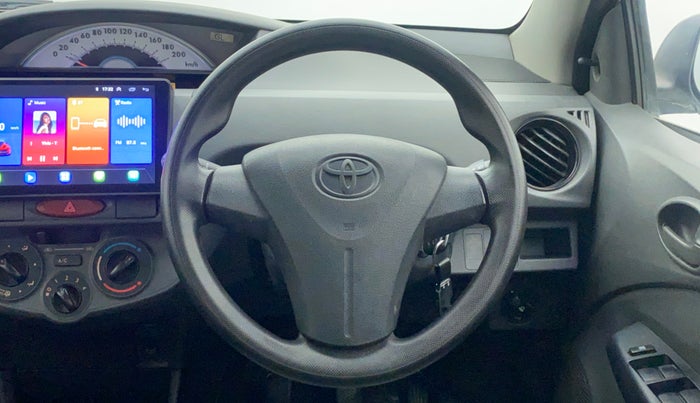 2012 Toyota Etios G, Petrol, Manual, 89,441 km, Steering Wheel Close Up
