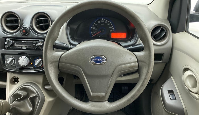 2016 Datsun Go Plus T, Petrol, Manual, 92,608 km, Steering Wheel Close Up