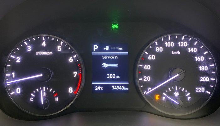 2018 Hyundai Verna 1.6 SX VTVT AT (O), Petrol, Automatic, 74,990 km, Odometer Image