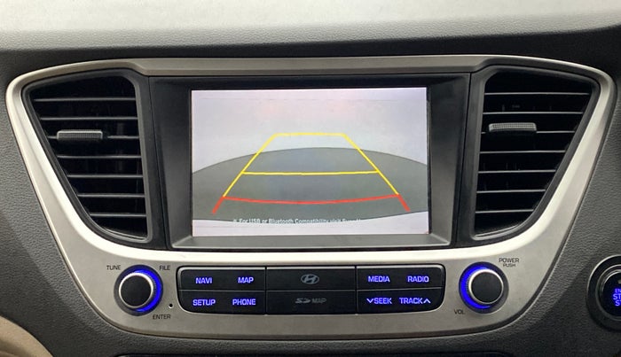 2018 Hyundai Verna 1.6 SX VTVT AT (O), Petrol, Automatic, 74,990 km, Parking Camera