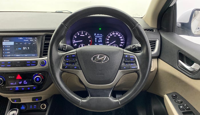 2018 Hyundai Verna 1.6 SX VTVT AT (O), Petrol, Automatic, 74,990 km, Steering Wheel Close Up