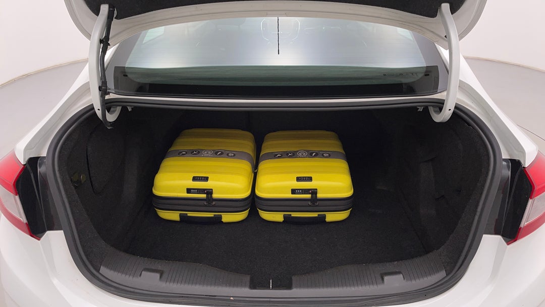 Boot Inside View with Luggage