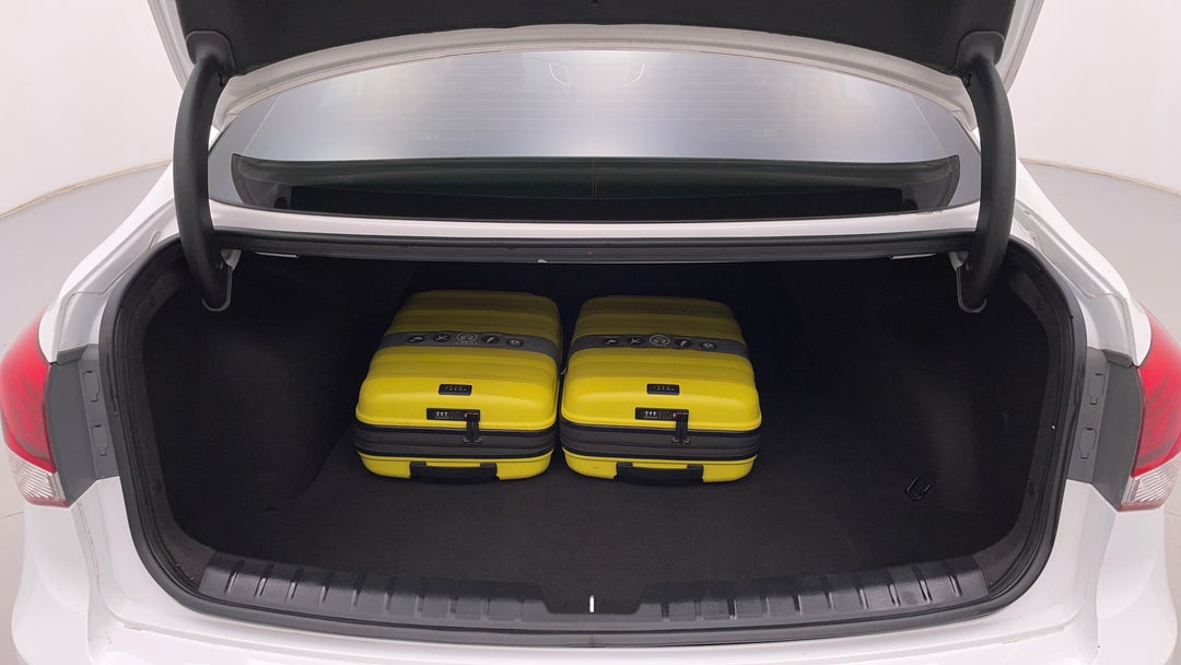 Boot Inside View with Luggage