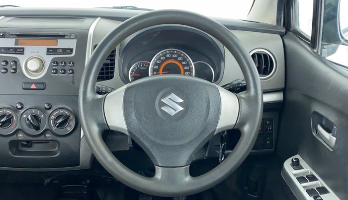 2011 Maruti Wagon R 1.0 VXI, Petrol, Manual, 37,871 km, Steering Wheel Close Up