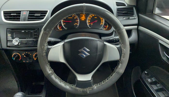 2013 Maruti Swift VXI D, Petrol, Manual, 37,757 km, Steering Wheel Close Up