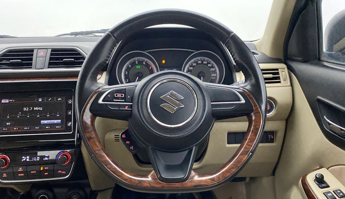 2017 Maruti Dzire ZXI Plus, Petrol, Manual, 39,352 km, Steering Wheel Close Up
