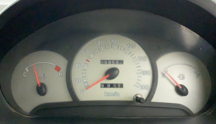 2014 Hyundai Santro Xing GLS, Petrol, Manual, 59,594 km, Odometer Image