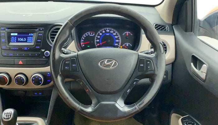 2015 Hyundai Grand i10 ASTA 1.2 KAPPA VTVT, Petrol, Manual, 83,738 km, Steering Wheel Close Up