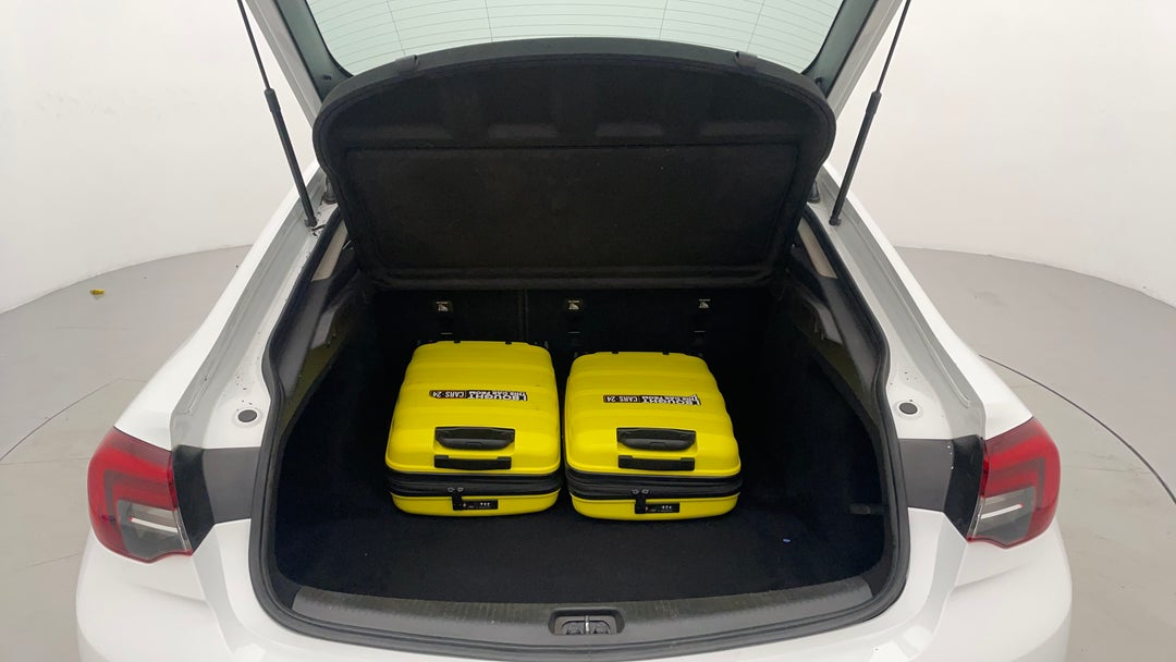 Boot Inside View with Luggage