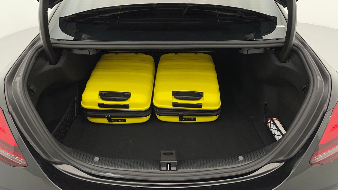 Boot Inside View with Luggage