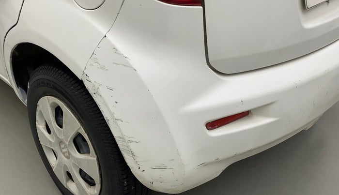 2012 Maruti Ritz VXI, Petrol, Manual, 1,11,046 km, Rear bumper - Minor scratches
