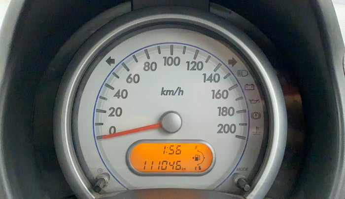 2012 Maruti Ritz VXI, Petrol, Manual, 1,11,046 km, Odometer Image