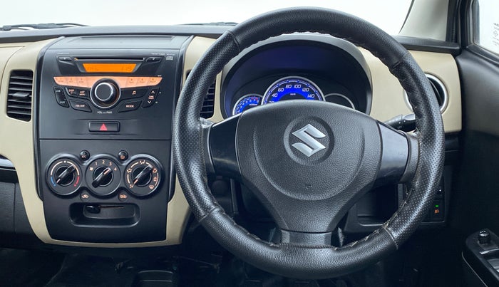 2017 Maruti Wagon R 1.0 VXI, Petrol, Manual, 51,781 km, Steering Wheel Close Up