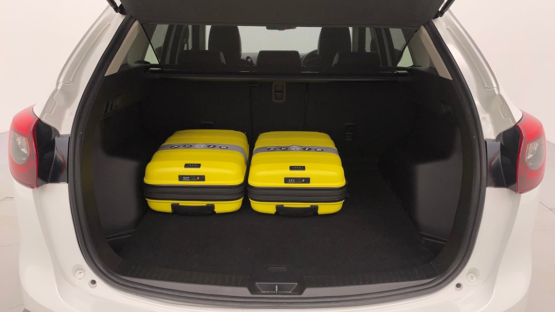 Boot Inside View with Luggage