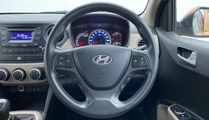 2015 Hyundai Grand i10 ASTA 1.2 KAPPA VTVT, Petrol, Manual, 13,432 km, Steering Wheel