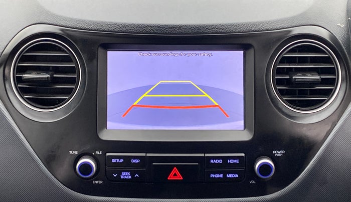 2019 Hyundai Grand i10 SPORTZ DUAL TONE 1.2 VTVT, Petrol, Manual, 43,550 km, Parking Camera