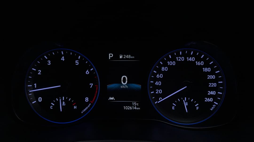 2021 Hyundai Kona (FWD), Automatic, 102614 km, Odometer View
