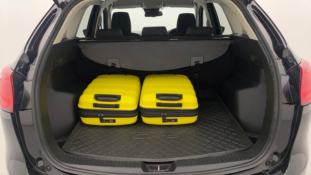 Boot Inside View with Luggage