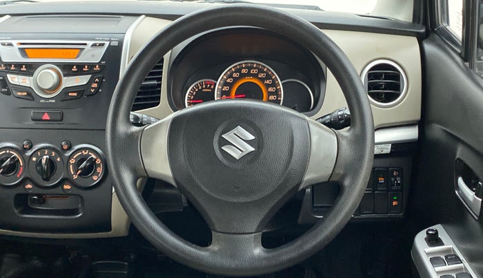 2015 Maruti Wagon R 1.0 VXI, Petrol, Manual, 49,865 km, Steering Wheel Close Up