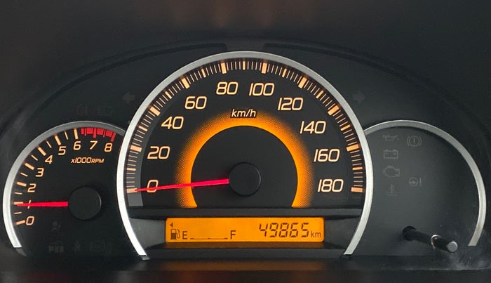 2015 Maruti Wagon R 1.0 VXI, Petrol, Manual, 49,865 km, Odometer Image