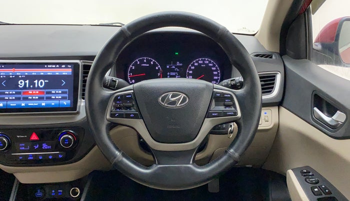 2018 Hyundai Verna 1.6 VTVT SX, Petrol, Manual, 55,600 km, Steering Wheel Close Up