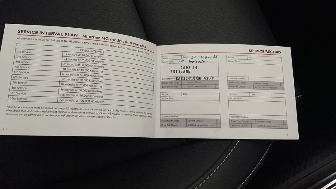 2024 MG ZS Excite, Automatic, 9564 km, Service History