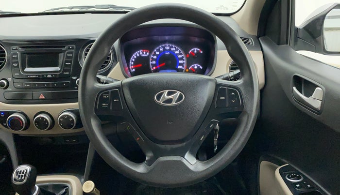 2015 Hyundai Grand i10 SPORTZ 1.2 KAPPA VTVT, Petrol, Manual, 40,409 km, Steering Wheel Close Up