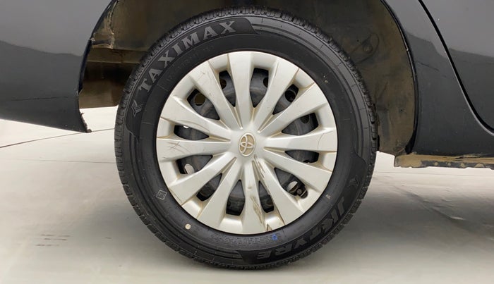 2012 Toyota Etios G, Petrol, Manual, 66,371 km, Right Rear Wheel