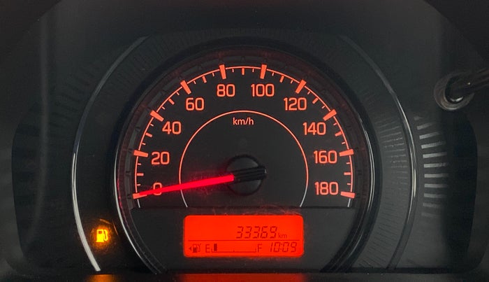 2019 Maruti New Wagon-R VXI 1.2L, Petrol, Manual, 33,407 km, Odometer Image