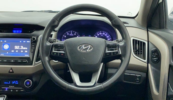 2017 Hyundai Creta SX PLUS AT 1.6 PETROL, Petrol, Automatic, 87,878 km, Steering Wheel Close Up