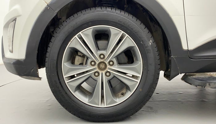 2017 Hyundai Creta SX PLUS AT 1.6 PETROL, Petrol, Automatic, 87,878 km, Left Front Wheel