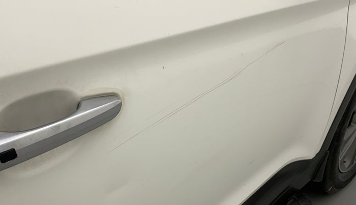 2017 Hyundai Creta SX PLUS AT 1.6 PETROL, Petrol, Automatic, 87,878 km, Driver-side door - Minor scratches
