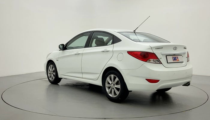 2013 Hyundai Verna FLUIDIC 1.6 SX CRDI, Diesel, Manual, 58,595 km, Left Back Diagonal