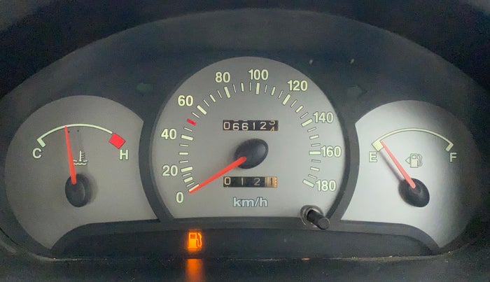 2011 Hyundai Santro Xing GL PLUS, Petrol, Manual, 66,209 km, Odometer Image