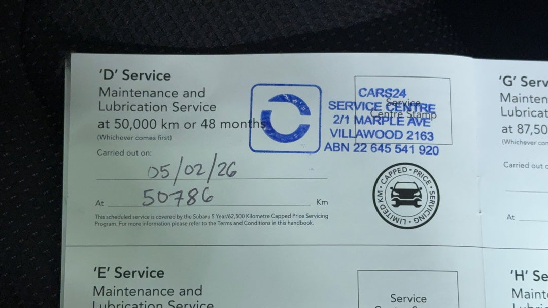 2024 Subaru Forester 2.5i (awd), Automatic, 50787 km, Service History