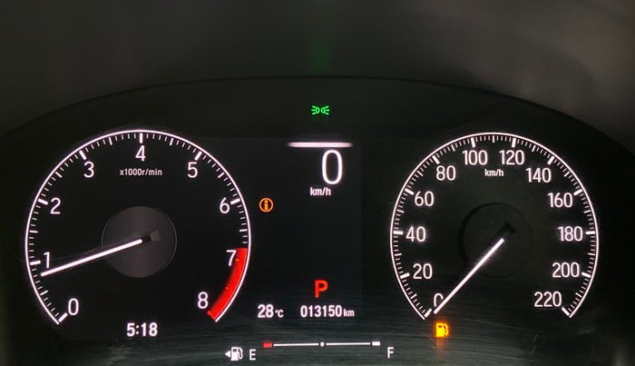 2020 Honda City ZX CVT, Petrol, Automatic, 13,505 km, Odometer Image
