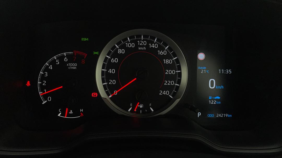 2021 Toyota Corolla Sx, Automatic, 24219 km, Odometer View