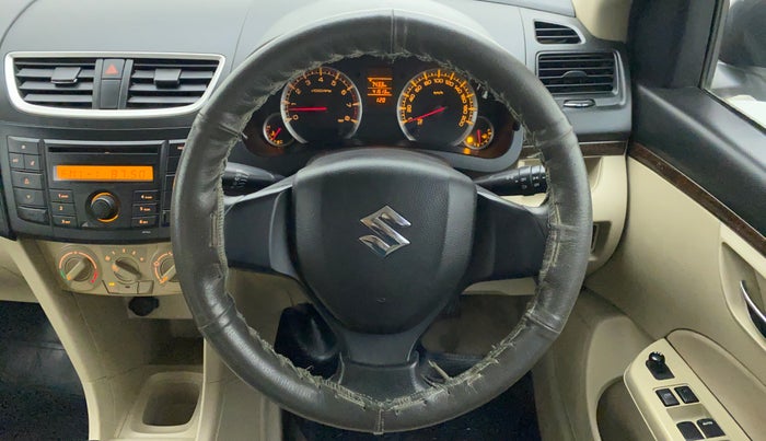 2012 Maruti Swift Dzire VXI, Petrol, Manual, 41,710 km, Steering Wheel Close Up
