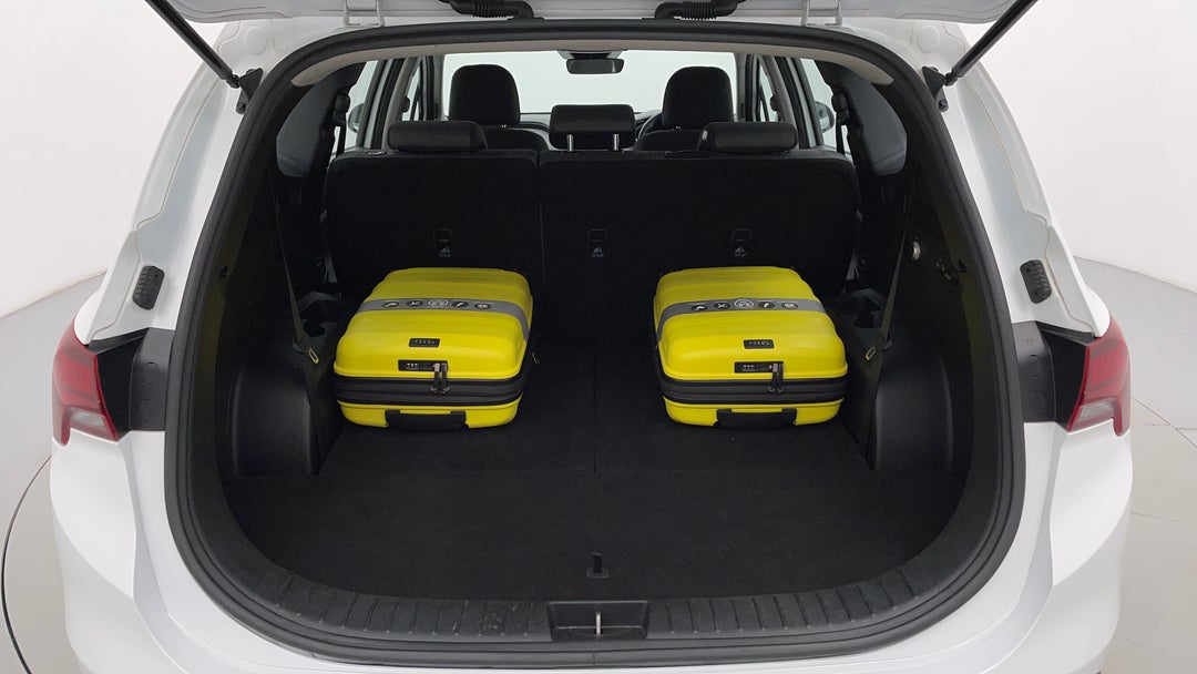 Boot Inside View with Luggage